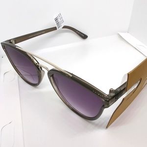 Urban Outfitters Sunglasses Black Frames Gradient Purple Lens New With T…